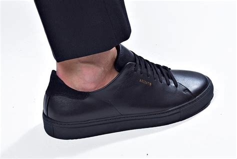 black sneakers shoes mens